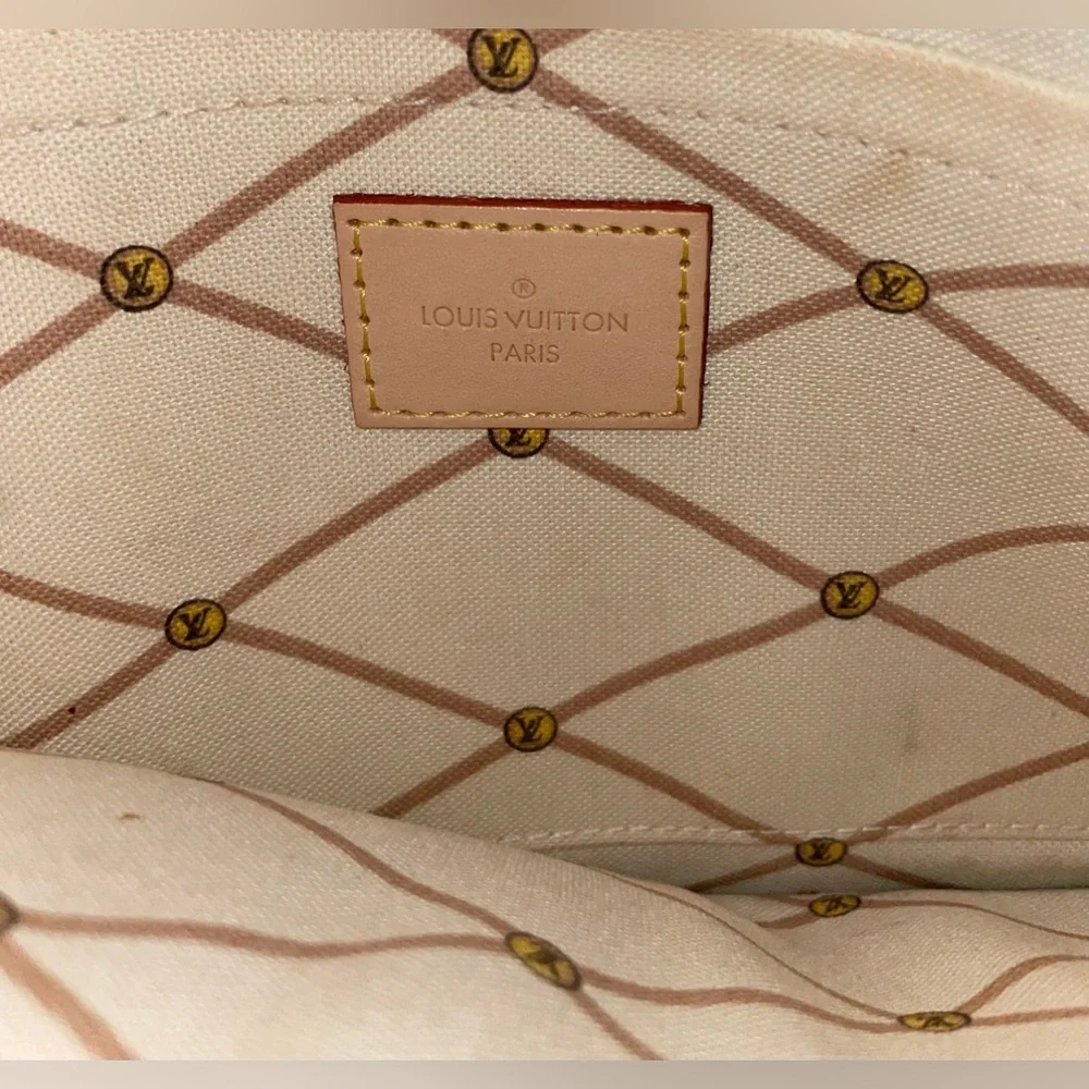 LOUIS VUITTON SIGNATURE LV MONOGRAM TRUNK NEVERFULL WRISTLET POUCH CLUTCH RARE - Picture 4 of 14